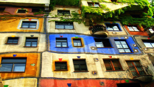 The Hundertwasser House-Vienna