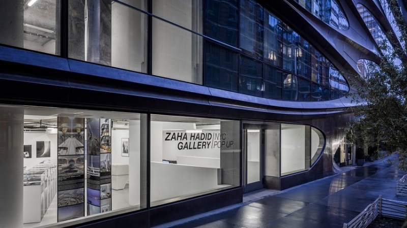 Inside The New York City Pop-Up Gallery By Zaha Hadid Architects