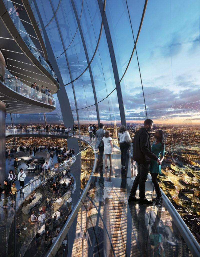 The Tulip by Foster + Partners Will Soon Be London's Tallest Building