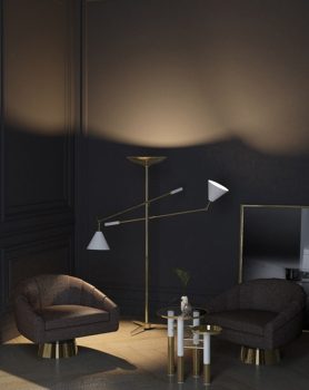 Torchiere Floor Lamp by Delightfull