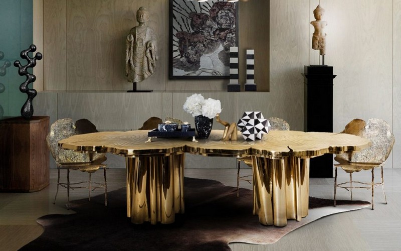Home Decor Ideas Be Inspired By Black, Black And Gold Dining Room Decor